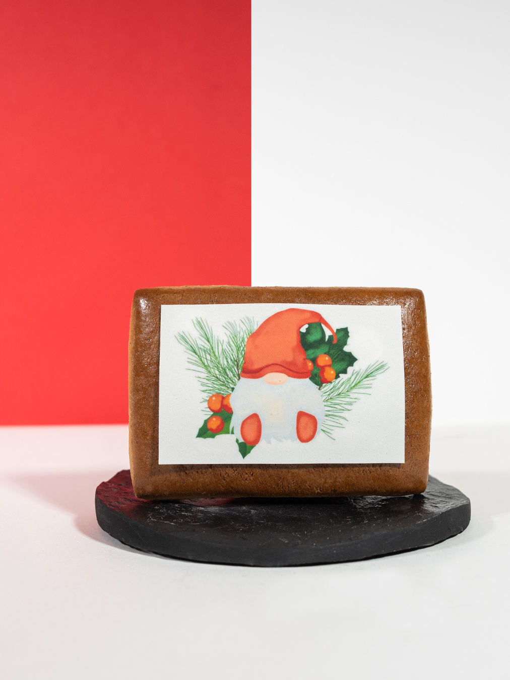 Lebkuchen klein mit Aufleger Wichtel