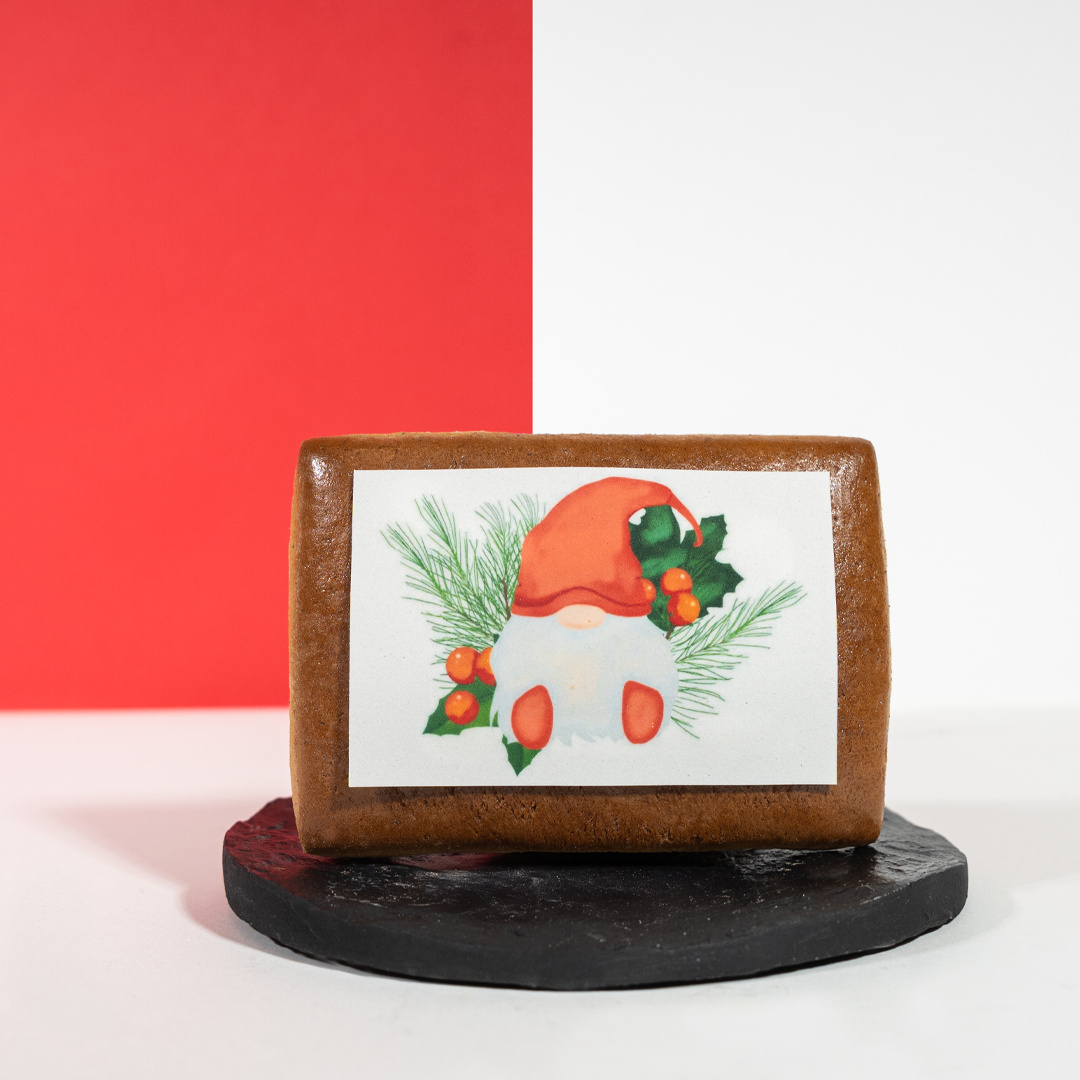 Lebkuchen klein mit Aufleger Wichtel