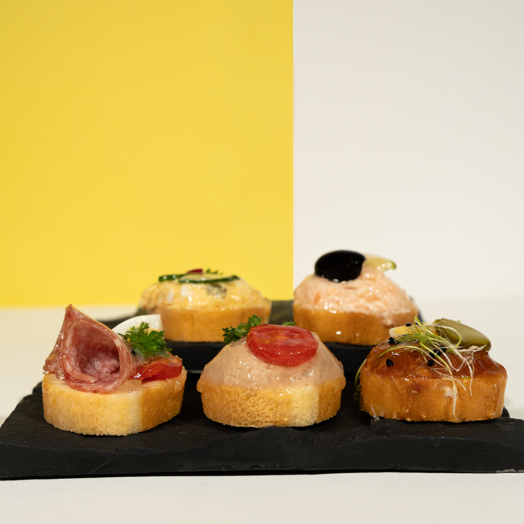 Mini-Canapés gemischt