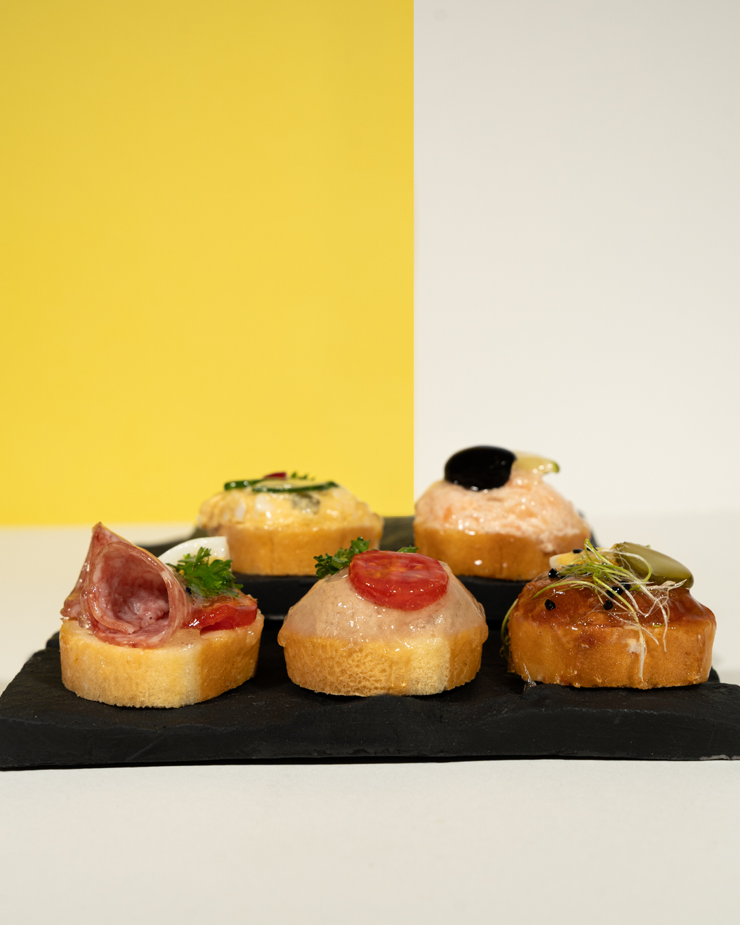 Mini-Canapés gemischt