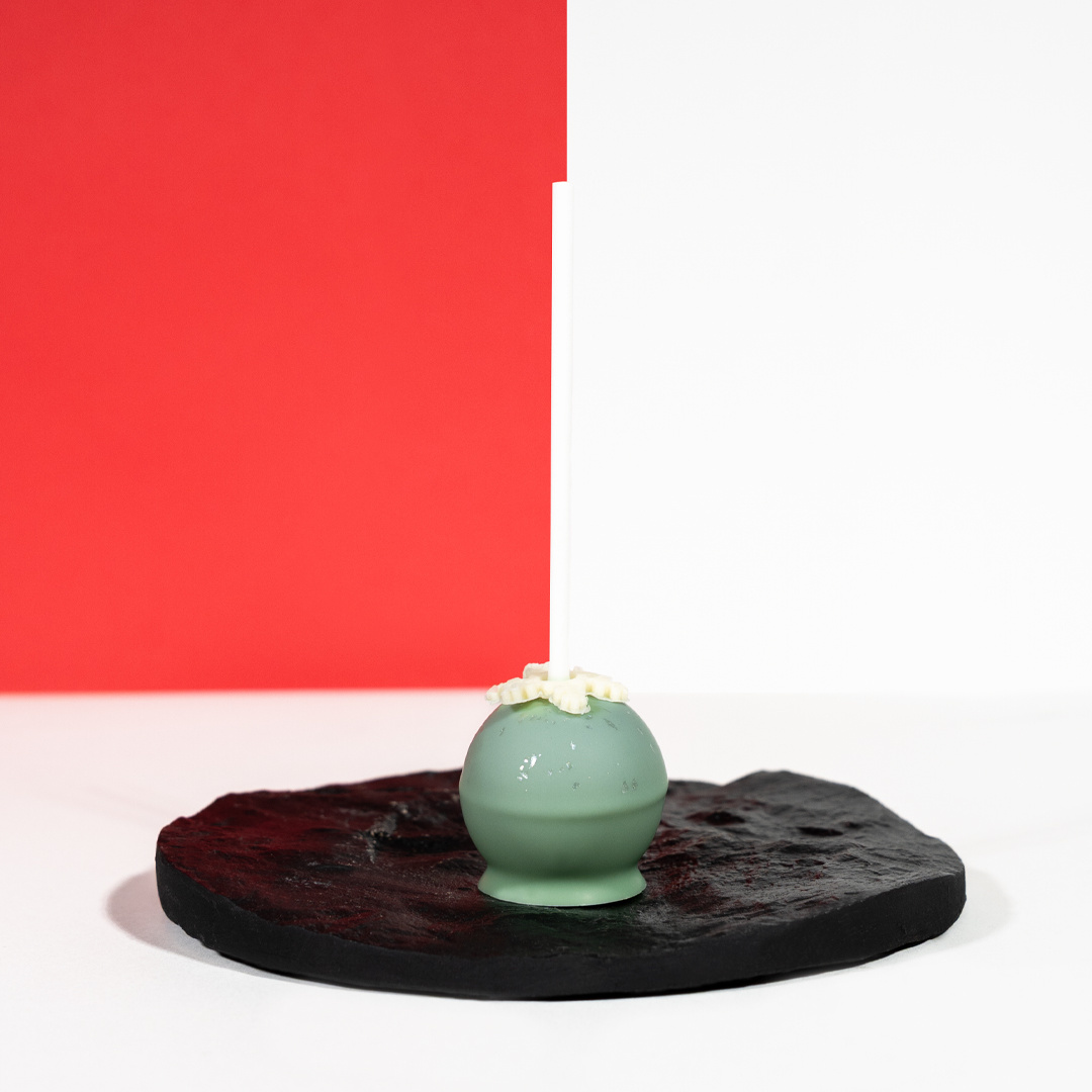 Grüne Weihnachtskugel