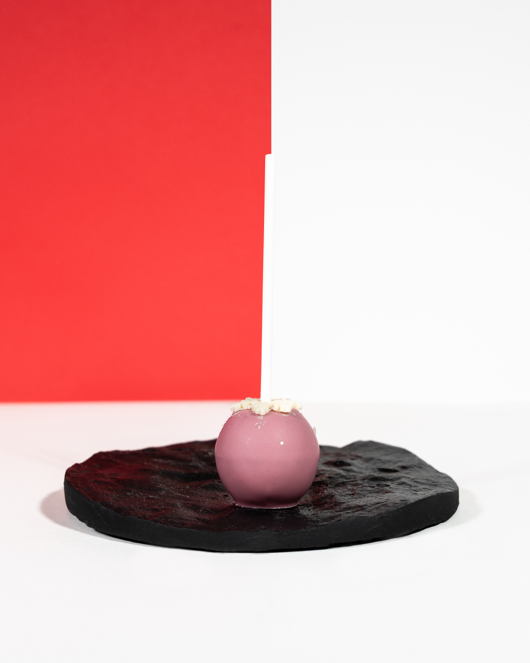 Rosa Weihnachtskugel